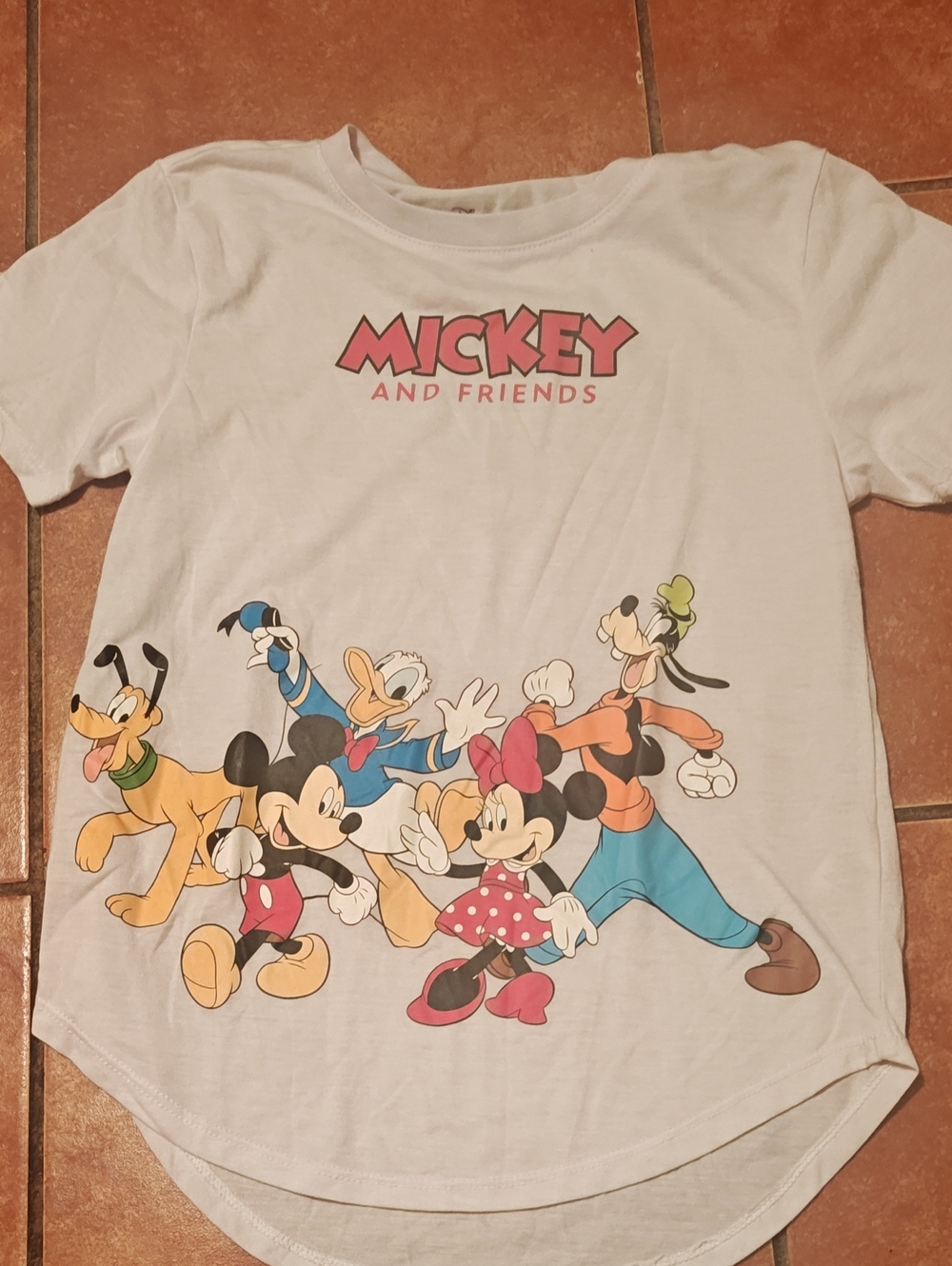 Disney Mickey and Friends White Kids Tee